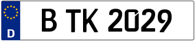 Truck License Plate